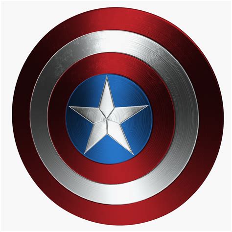 Captain America Shield 3d Model 9 Fbx Ma Obj Free3d