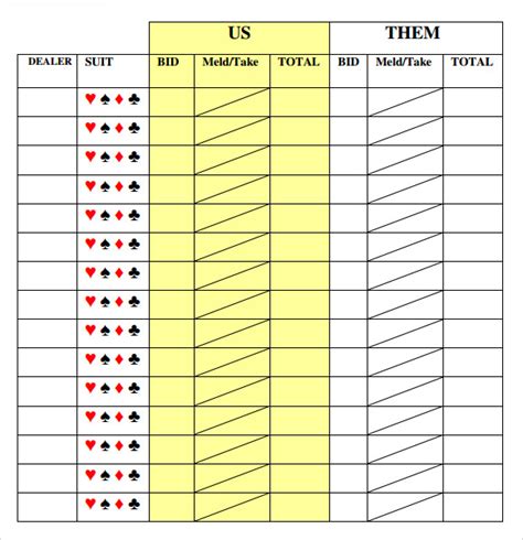 Printable Pinochle Meld Cheat Sheet The Four Players Play One Card In