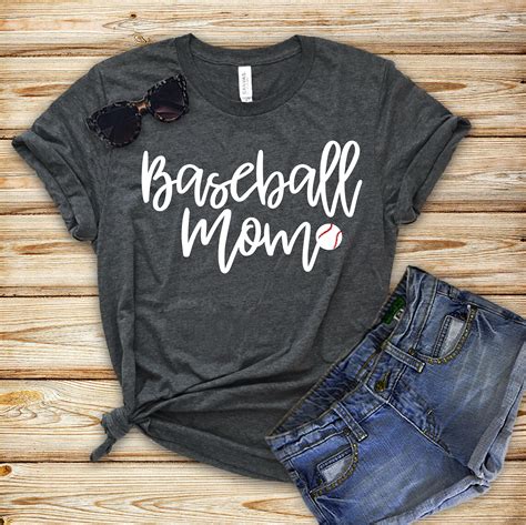 Baseball Mom T Shirt Baseball Mom