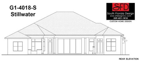 South Florida Design Beach Style 1 Story House Plan South Florida Design