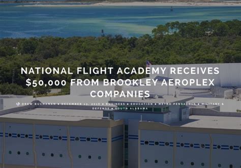 National Flight Academy Receives 50000 Fron Brookley Aeroplex