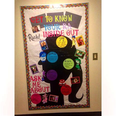 Inside Out Get To Know Your Ra Bulletin Board Disney Bulletin