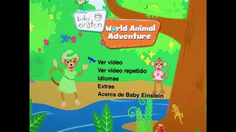 Baby Einstein World Animal Adventure Dvd Menu In Spain Youtube
