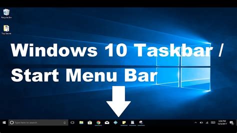 How To Move Your Windows 10 Taskbar Start Menu Bar Youtube