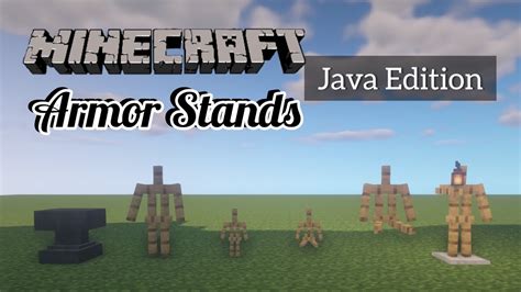 How To Modify Armor Stand With Name Tag In Minecraft Java Edition 116