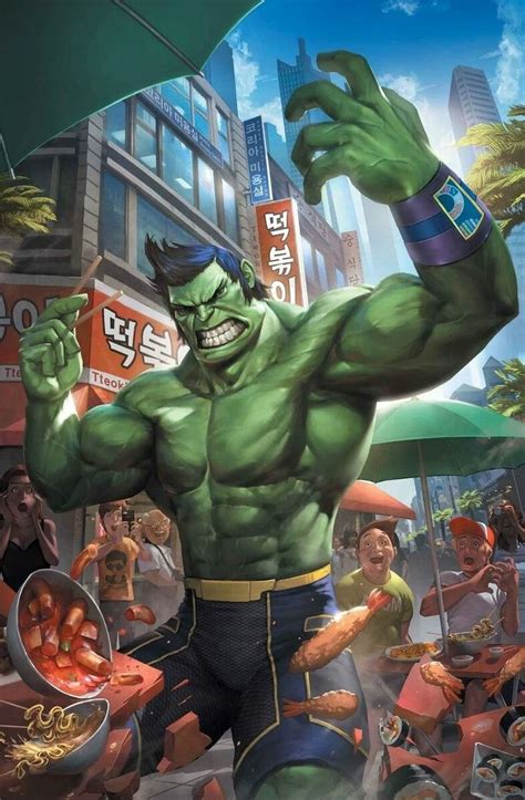 Totally Awesome Hulk Amadeus Cho Art By Woo Cheol