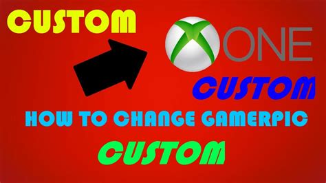 How To Get Custom Gamerpic On Xbox 1 Youtube