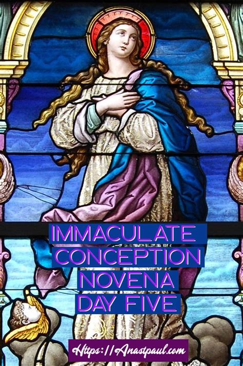 Novena In Honour Of The Immaculate Conception Of The Blessed Virgin