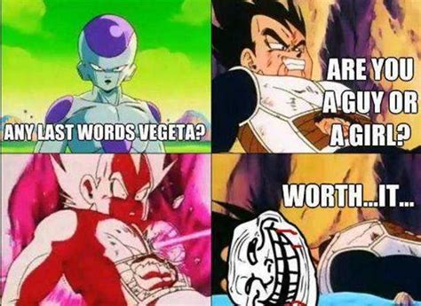 Vegeta is the, for lack of a better term, star of this meme, but it's not his only hit, as it were. The Best Dragon Ball Z Memes | Funny DBZ Jokes