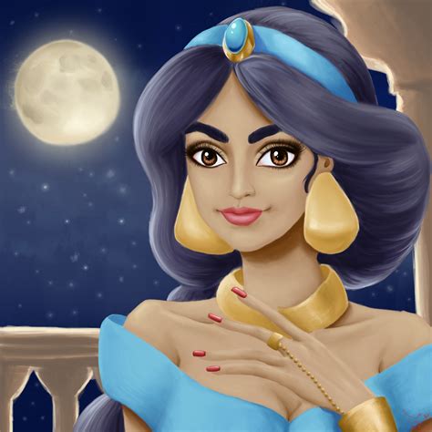 Princess Jasmine ~fanart~ By Artfreaksue On Deviantart
