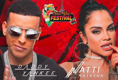 Daddy Yankee Et Natti Natasha En Concert à Laccor Arena De Paris