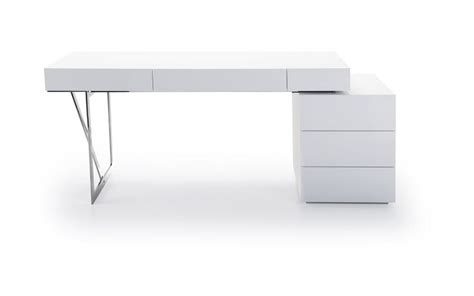 Loft Office Desk In White By Jandm Furniture Choice Custom Home And Decor