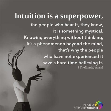 Intuition Is A Superpower Intuition Is A