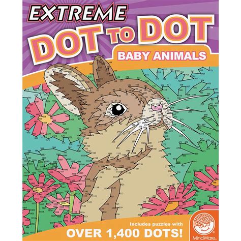Extreme Dot To Dots Book Baby Animals Spilsbury