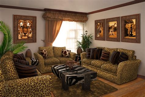 African Furniture Zebra Living Room Safari Living Rooms Living Room