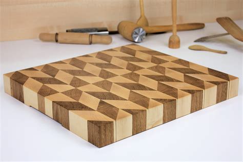 Plans For 3d End Grain Cutting Board No4 Etsy Singapore