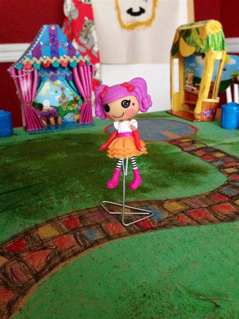 Made A Mini Lalaloopsy Land With The Boxes They Come In And A Paper