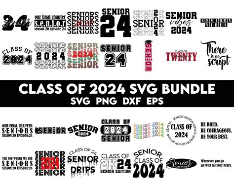 Class Of 2024 Svg Bundle Senior 2024 Svg Graduation Svg Etsy Ireland