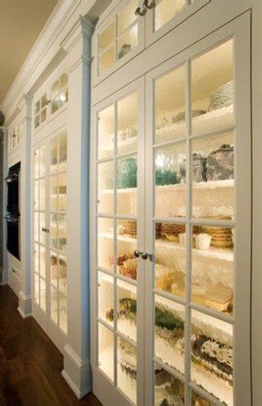 J collection shaker assembled 18x40x14 in. Glass Front Storage Cabinet - Foter