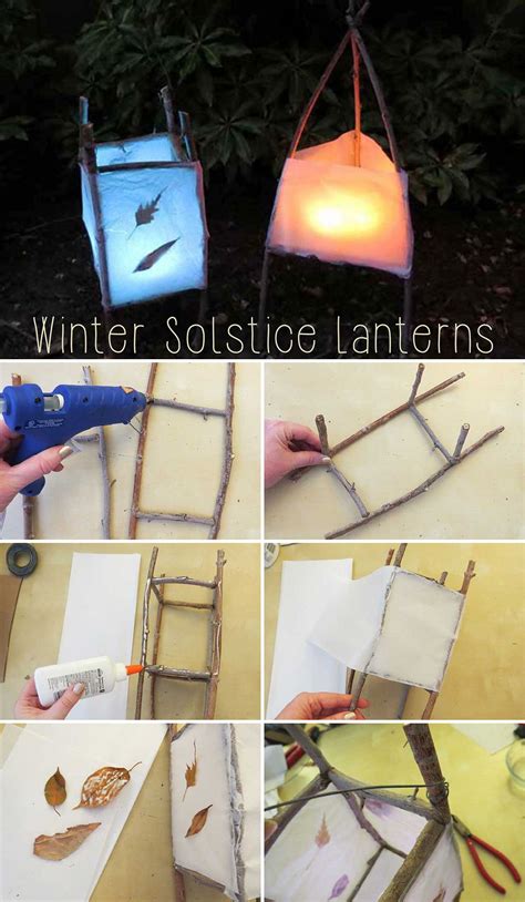 Diy Winter Solstice Lanterns Winter Solstice Garden Lanterns Nature