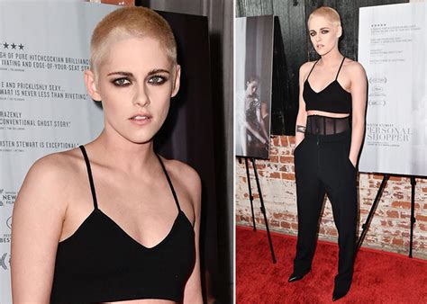 Kristen Stewart Debuts Bleached Buzzcut On The Red Carpet