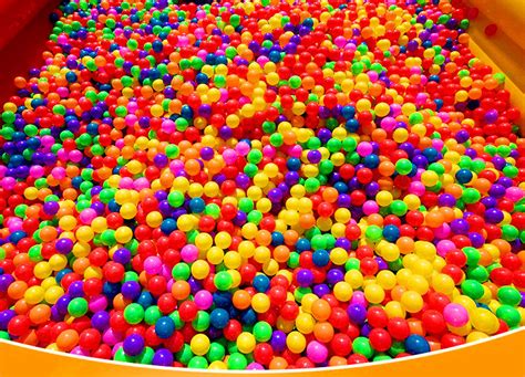 1000 Count Soft Plastic Colorful Pit Ball Multi Colored Balls Dia 5