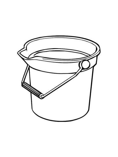 Paint Bucket Coloring Page