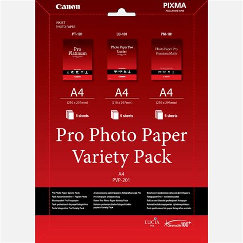 Canon Pvp 201 Auswahl Professionelles Fotopapier A4 15 Blatt — Canon
