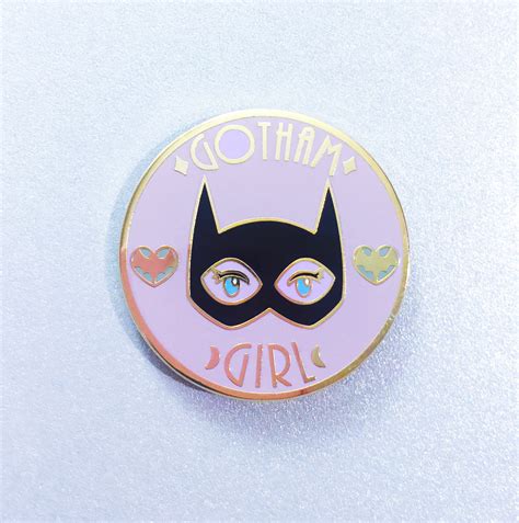Gotham Girl Enamel Pin · Be Magical Studio · Online Store Powered By
