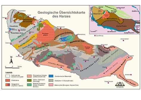 The harz is a low mountain range in the central uplands of germany. File:Geologische Karte des Harzes (K Stedingk).pdf ...