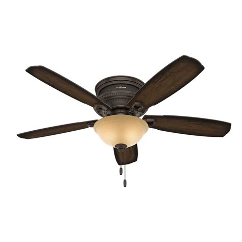 Hunter Channing 52 In Indoor New Bronze Ceiling Fan With Light Kit