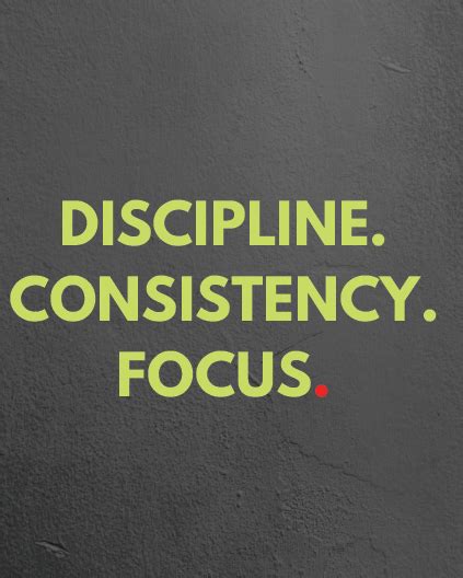 Motivational Poster Discipline Consistency Focus Etsy Uk Quote