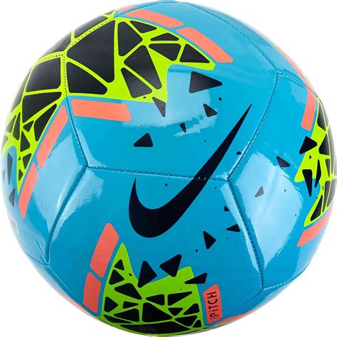 Nike Pitch Training Soccer Ball Blue Heroobsidianbright Mangowhite