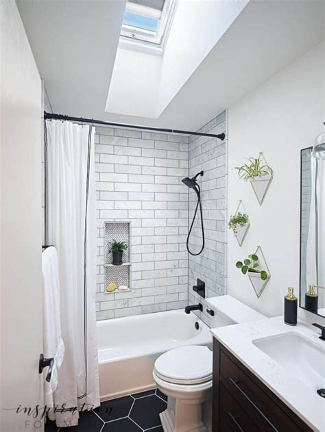 Are you remodeling your small bathroom and looking for the perfect vanity. Small Bathroom Remodel with Velux Skylights - Inspiration ...