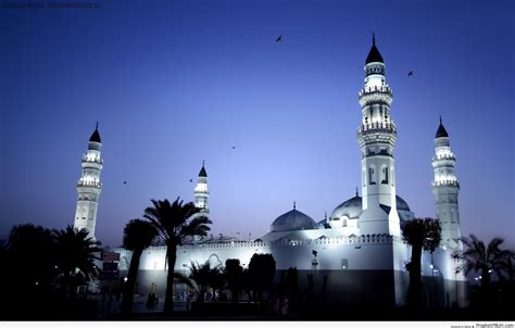 Peaceful Evening At Masjid Quba The First Mosque Of Islam In Madinah