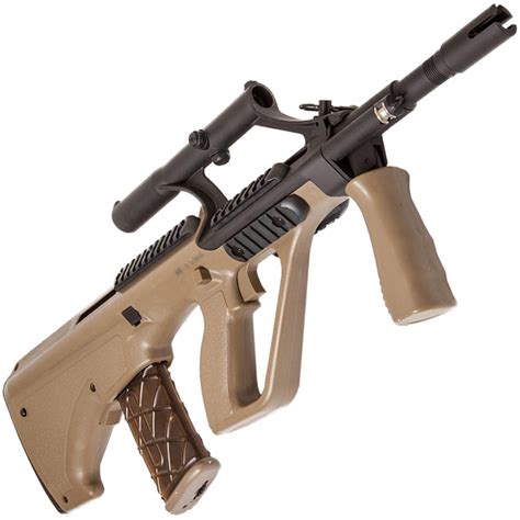 Asg Pl Steyr Aug A1 Compact Tan Airsoft Rifle Golden Plaza
