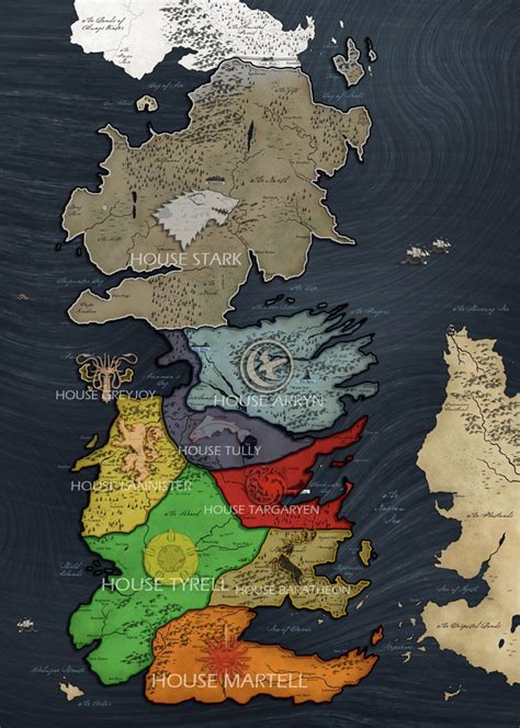 Mapa De Westeros Mapa De Westeros Arte Game Of Thrones Mapa De Game