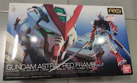 Wts Original Bandai Gundam Astray Red Frame Mbf P02 Toys And Games