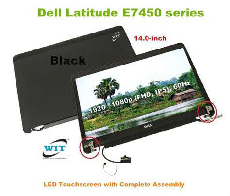 140 Inch Led Touchscreen With Complete Display Assembly For Dell