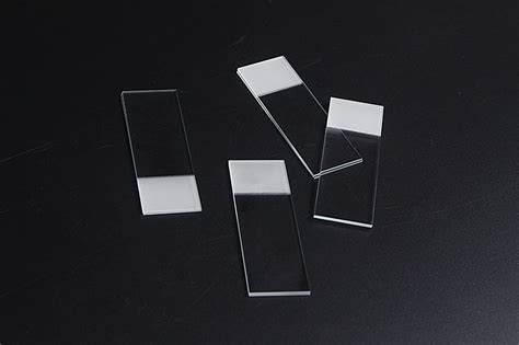 China Frosted Microscope Slides1 End 2 Sides Made From White Glass