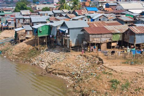 Poor District In Phnom Penh Cambodia Royalty Free Stock Images Image