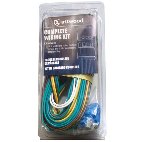 If all you need to do is a simple light bulb switch, you have it easy. Attwood Complete Trailer Wiring Kit-7621-7 - The Home Depot