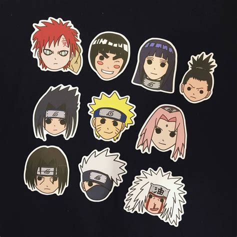 Naruto Stickers Set Of 10｜choopl Designs Choopl Designs