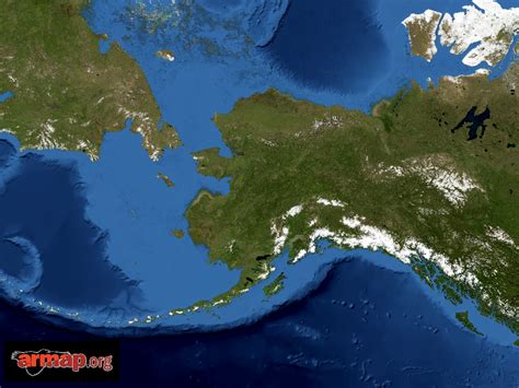 Satellite Map Of Alaska Time Zones Map