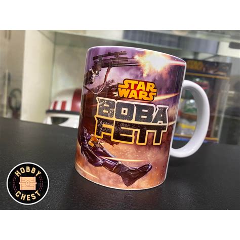 Starwars Boba Fett Coffee Mug Designs White Mugs 11oz Shopee Philippines