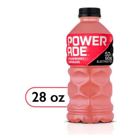 Powerade Pink Strawberry Lemonade Electrolyte And Vitamin Sports Drink