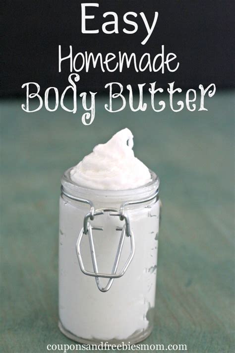 Easy Homemade Body Butter Coupons And Freebies Mom