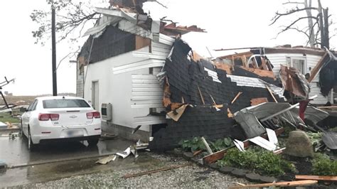 Storm Damage In Fulton Miami Counties Following Tornado