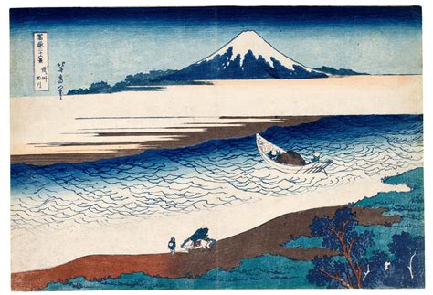 Katsushika Hokusai 1760 1849 Tama River In Musashi Province Bushu