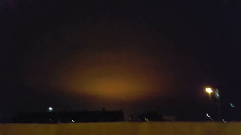 Strange Orange Glow In The Sky Youtube